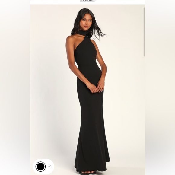 Lulus Dresses & Skirts - NWT Lulu’s Black Asymmetrical Black Dress